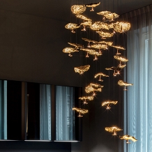 Catellani & Smith Luci d'Oro - Gold Moon Chandelier