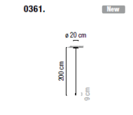 VIBIA WIREFLOW 0361 - 3