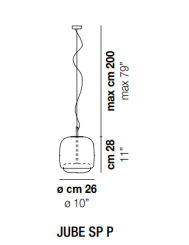 Vistosi JUBE SP P wisząca - 5