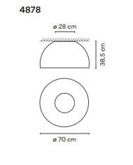 Vibia DUO 4874/4878 ceiling - 5