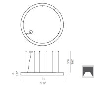 Panzeri SILVER RING wisząca - 6