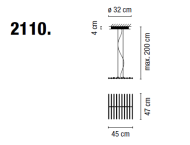VIBIA RHYTHM 2110 - 4