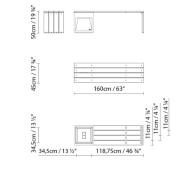 B.lux LAP BENCH 45-2A - 2