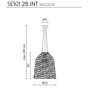 Lampa wisząca Karman Black Out suspension 2 (50cm) - 3