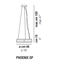 Vistosi PHOENIX SP wisząca - 4