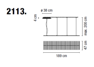 VIBIA RHYTHM 2113 - 3