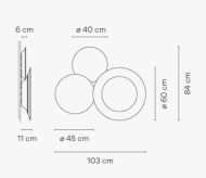 Vibia PUCK WALL ART 5491 - 4