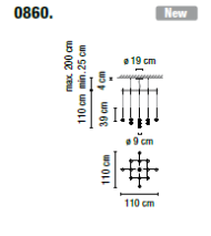 Vibia ALGORITHM 0860 - 2