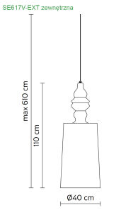 Karman ALIBABIG SE617V wisząca - 6