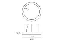 Panzeri GOLDEN RING wisząca - 7