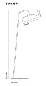 Marset Soho zewnętrzna stojąca - 6