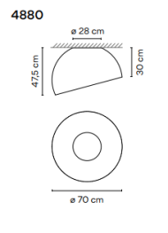 Vibia DUO 4876/4880 ceiling - 2
