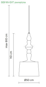 Karman ALIBABIG SE616V wisząca - 7