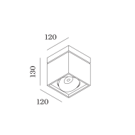 Wever&Ducre SIRRO 1.0 LED natynkowa - 2