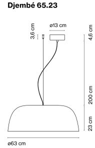 Marset Djembé wisząca 65.23  - 5