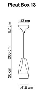 Marset Pleat Box 13 cm - 4