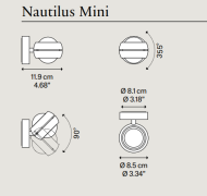Lodes NAUTILUS wall MINI - 2