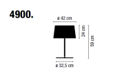 VIBIA WARM 4900 - 3
