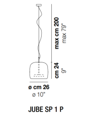 Vistosi JUBE SP 1 P wisząca - 5
