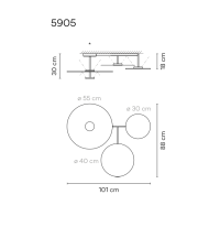 Vibia FLAT 5905/5922 - 2