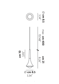 Lodes RAIN  BLACK  3000K - 9
