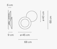 Vibia PUCK WALL ART 5485 / 5486 - 5