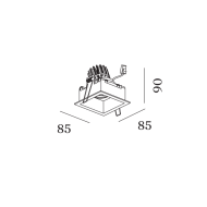 Wever&Ducre PLANO 1.0 LED wpuszczana - 5