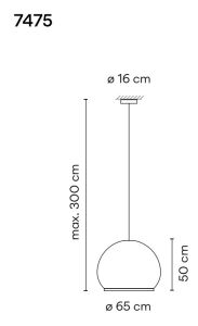 Vibia Knit wisząca - 8