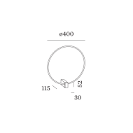 Wever&Ducre FINLIN 1.0 ROUND kinkiet - 3