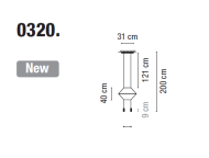 VIBIA WIREFLOW 0320 - 4