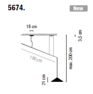 Vibia NORTH 5674 - 3