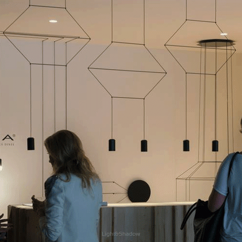 Vibia WIREFLOW LINEAL 0325 suspension