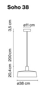 Marset Soho zewnętrzna wisząca  - 12