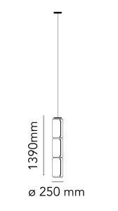 Flos Noctambule 3 Cylinders  - 5