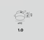 Wever & Ducre MIRBI 1.0 natynkowa - 2