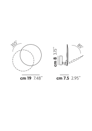 Lodes PUZZLE SINGLE ROUND wall - 2