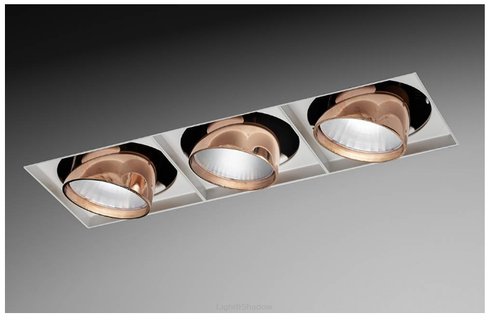 PURALUCE - ORIENTE SQUARE 3module recessed