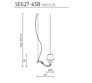 Karman DÉJÀ-VU suspension SE627-45 - 4