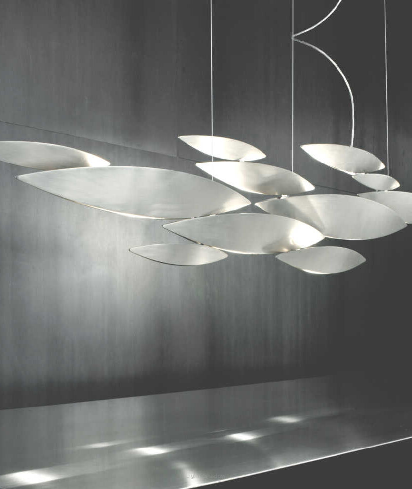 Terzani I LUCCI ARGENTATI suspension 145cm