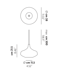 Lodes NOSTALGIA GLASS LARGE suspension - 2