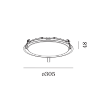 Wever&Ducre CITY IP44 wpuszczana - 2