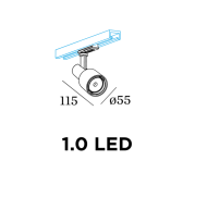 Wever & Ducre SARA on track LED do szynoprzewodów - 2
